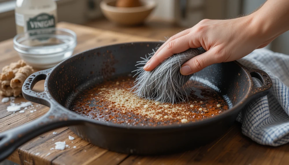 Soaking in Vinegar (Quick + Cheap)
